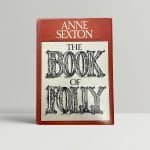 anne sexton the book of folly signed first us 1