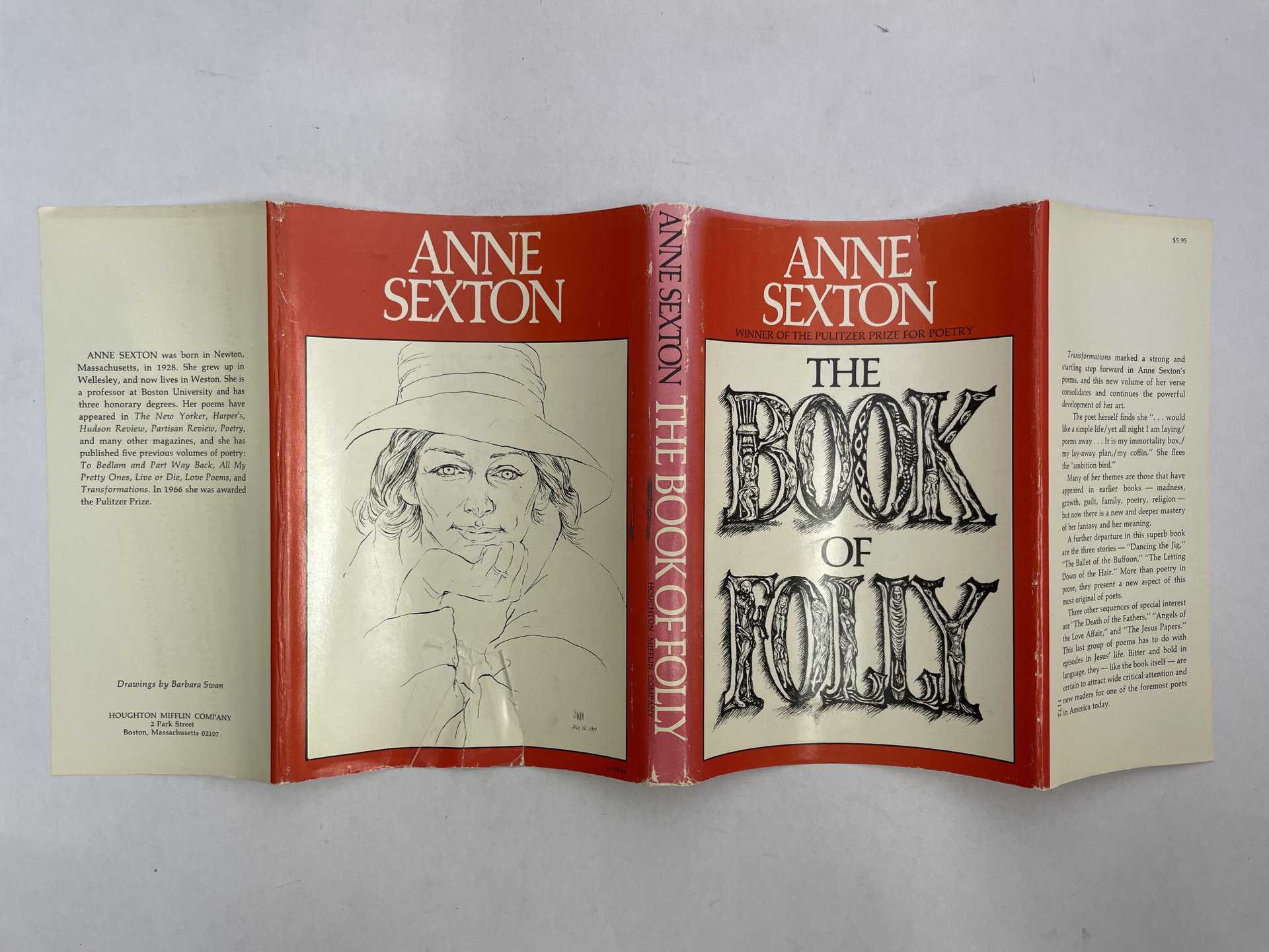 anne sexton the book of folly signed first us 5