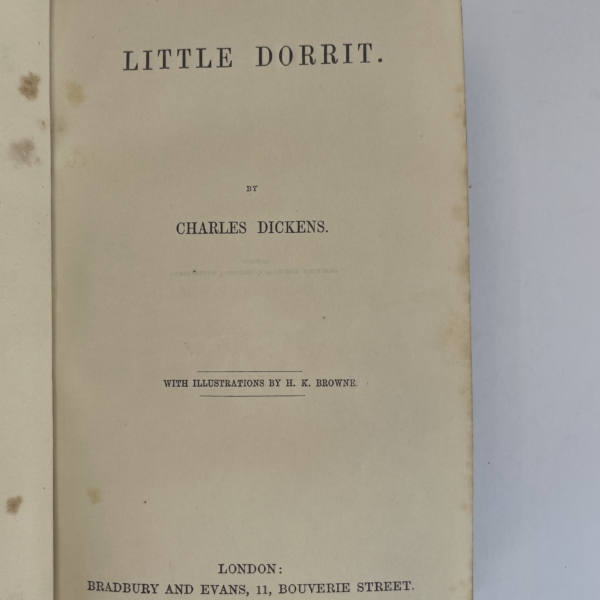 charles dickens little dorrit first edition3