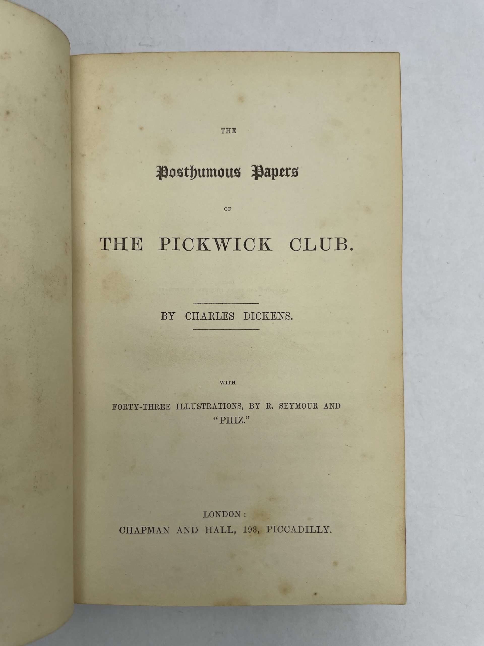 charles dickens the pickwick club first3