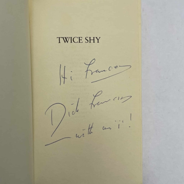 dick francis twice shy signed first 2