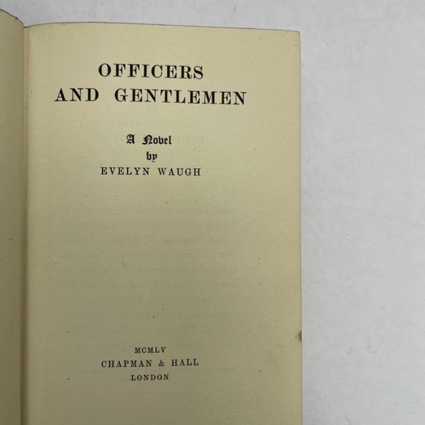 evelyn waugh officers and gentlemen first 2