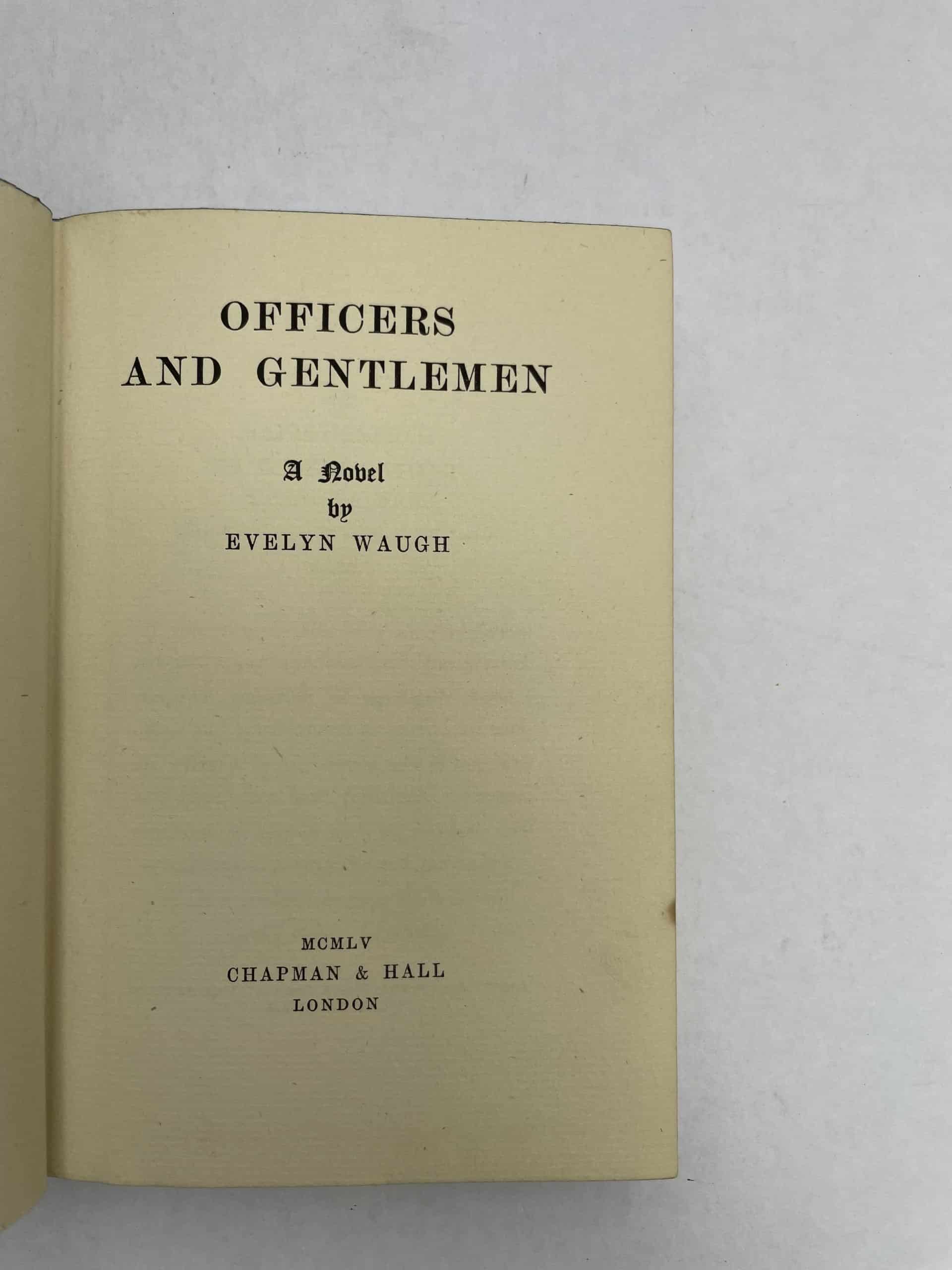 evelyn waugh officers and gentlemen first 2