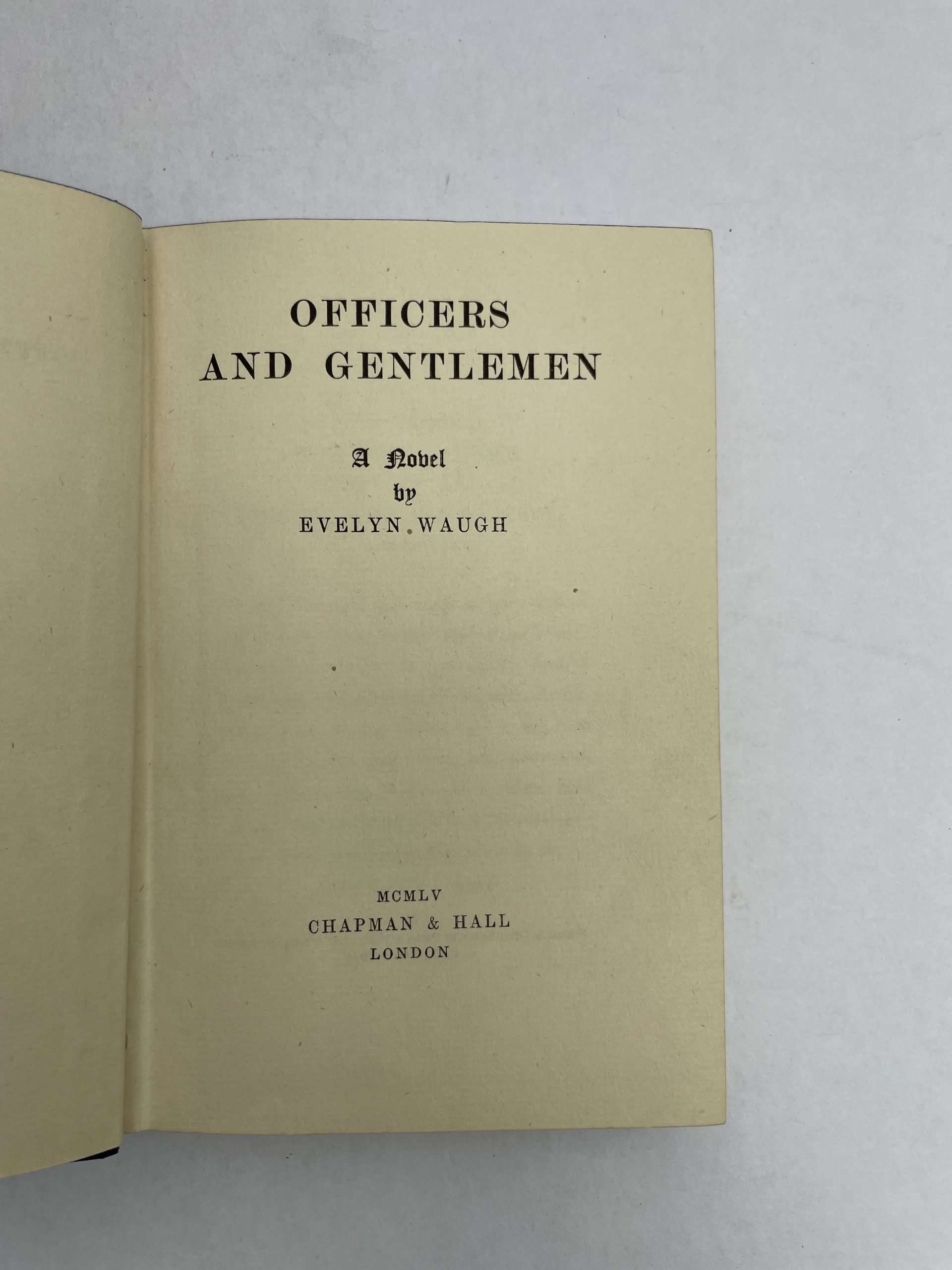 evelyn waugh officers and gentlemen first ed 2