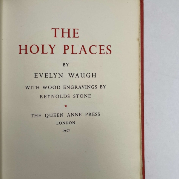 evelyn waugh the holy places first 3