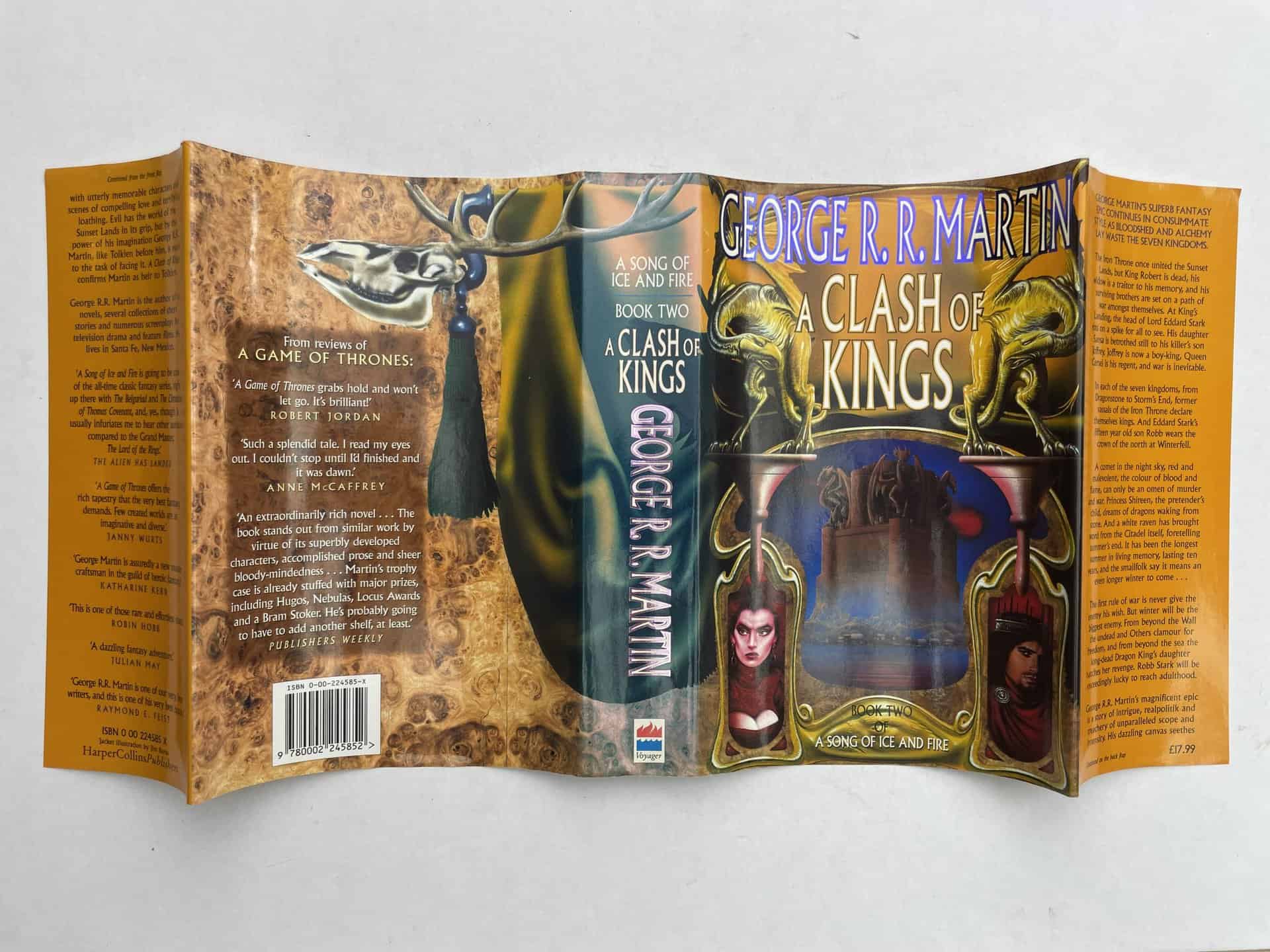 A Clash of Kings - George R.R. Martin (1st UK tpb edition, 1st print)  Voyager