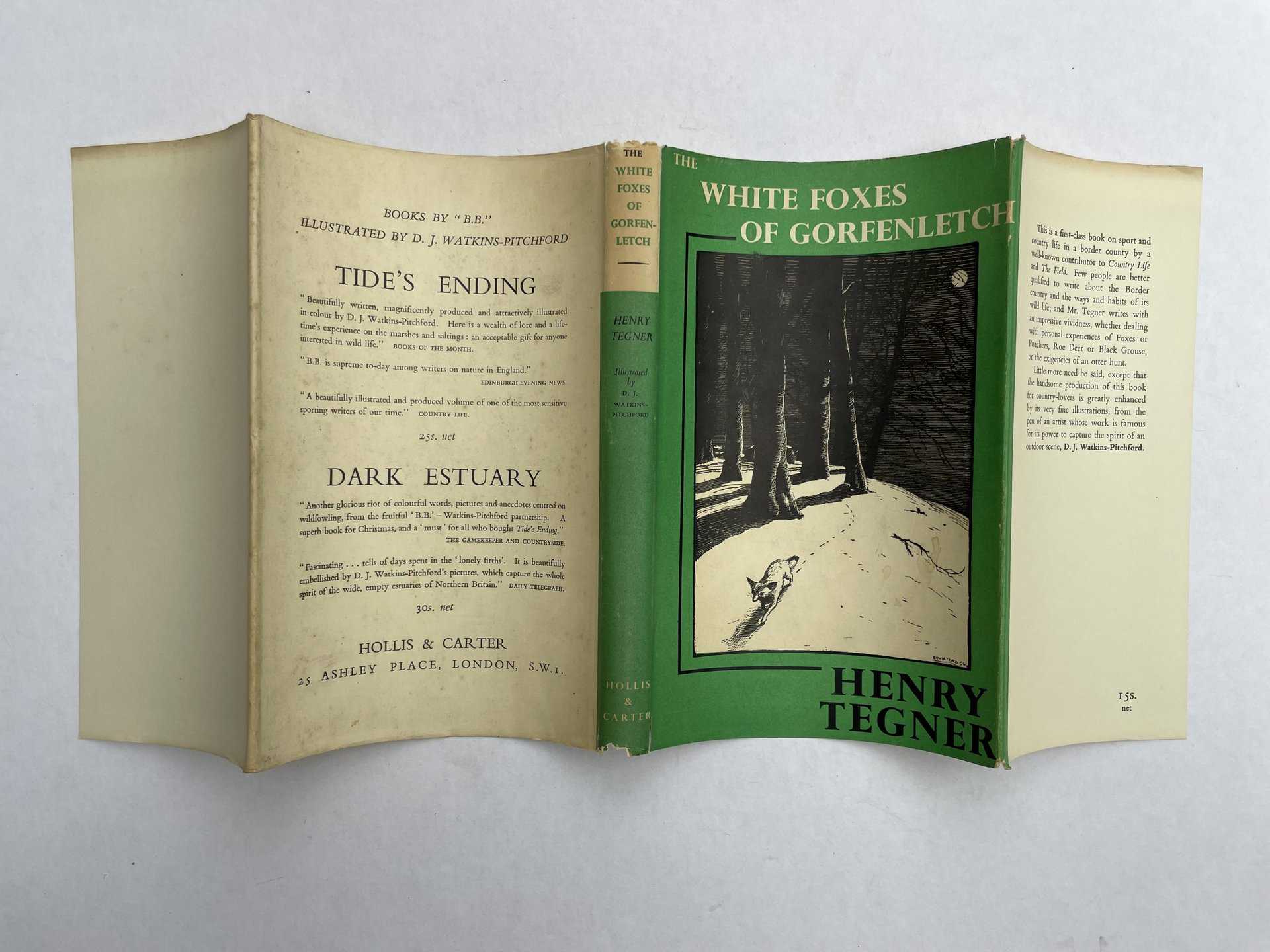 henry tegner the white foxes of gorfenletch signed first ed5