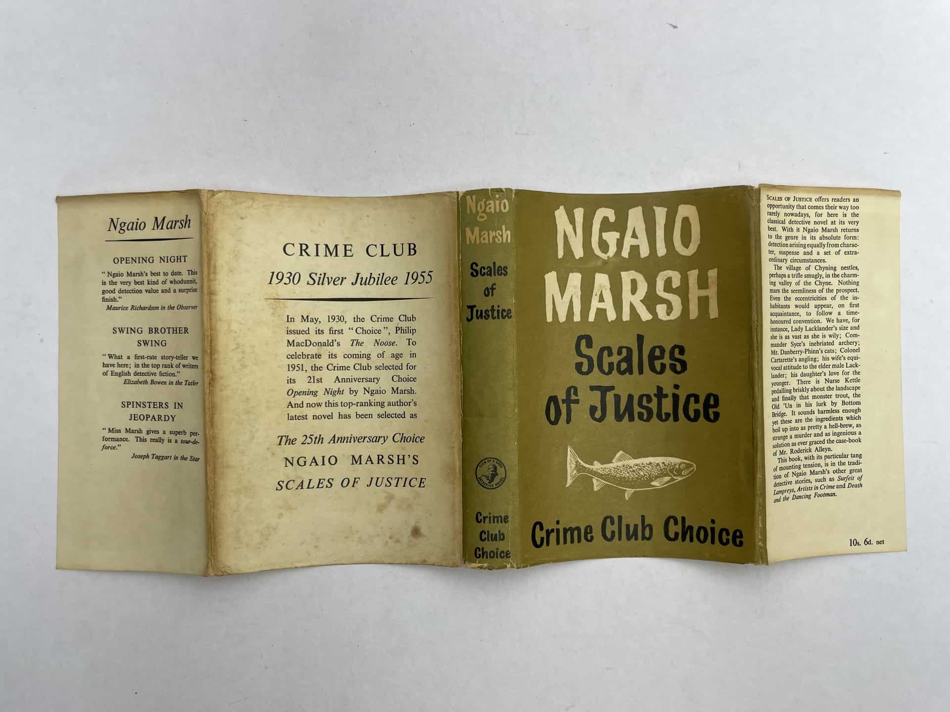ngaio marsh scales of justice first ed4
