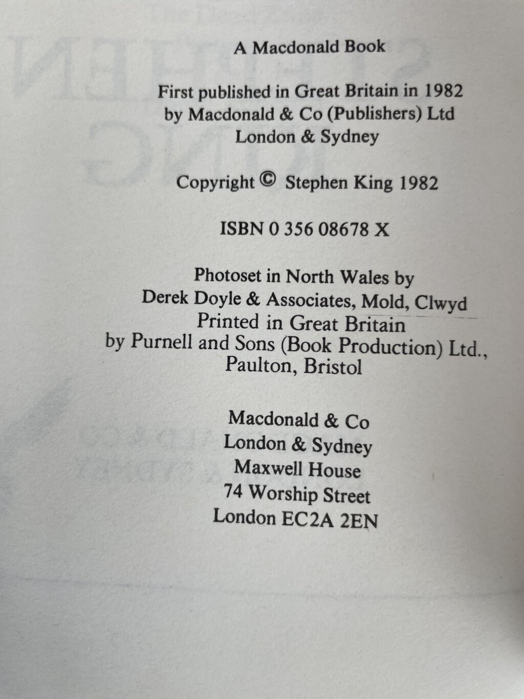 stephen king different seasons first uk edi 2