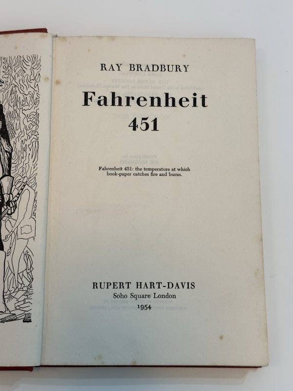 Ray Bradbury - Fahrenheit 451 - First UK Edition 1954
