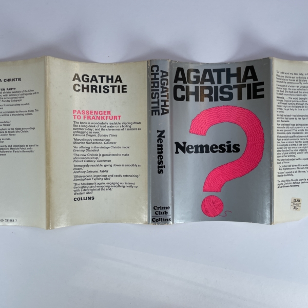 agatha christie nemesis signed pic first edition5