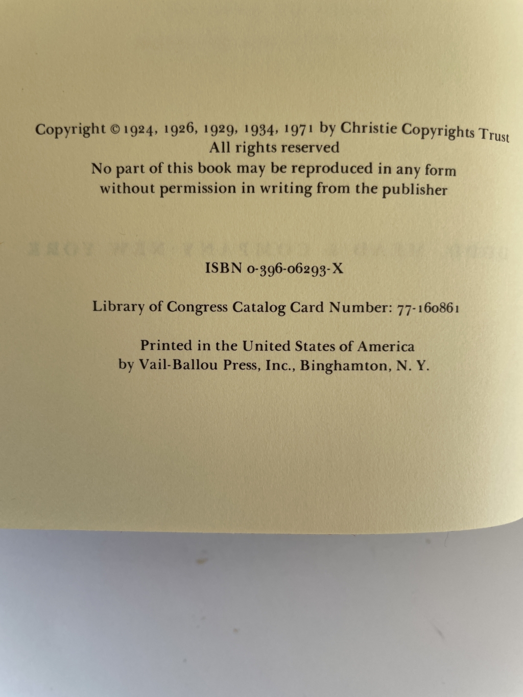 agatha christie the golden ball first us ed2