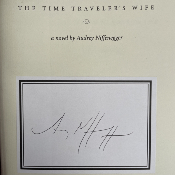 audrey niffennegger time travllers wife signed first ed2