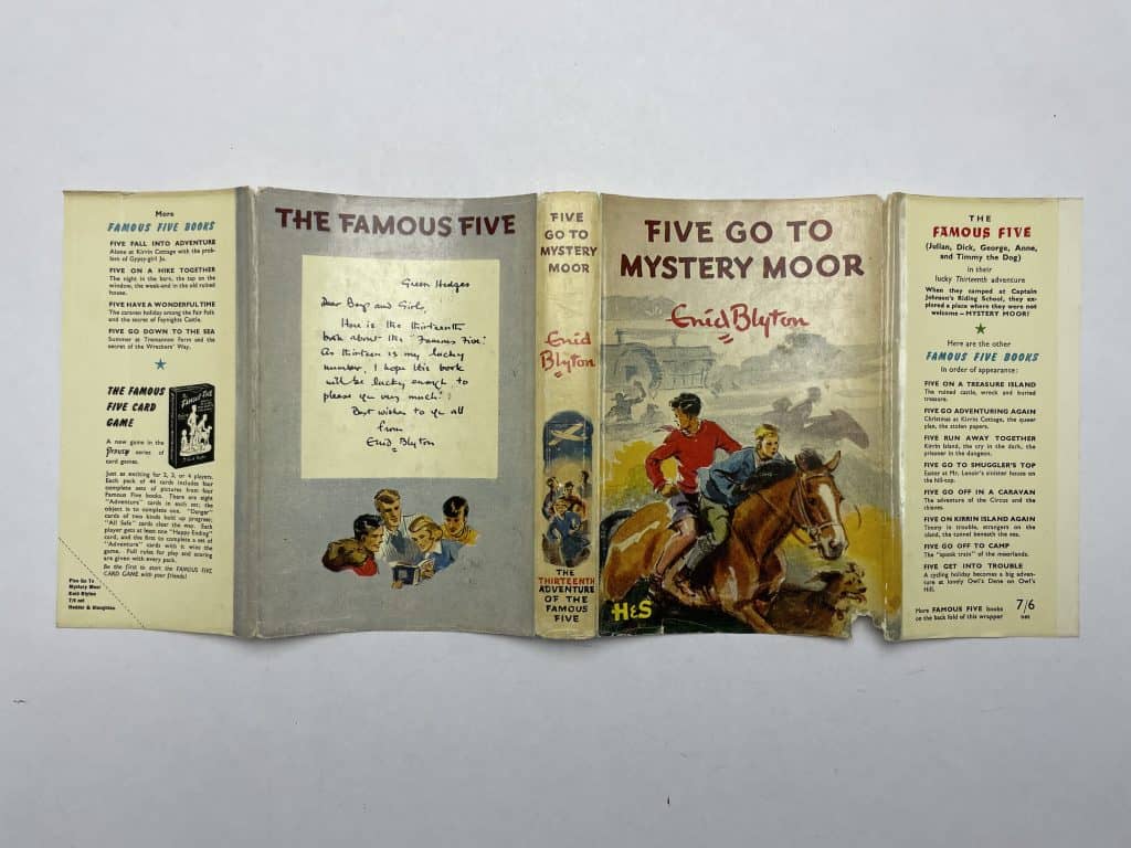 enid blyton five go to mystery moor first 4