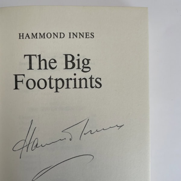 hammond innes the big footprints signed first2