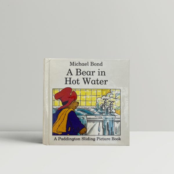 michael bond a bear in hot water signed1