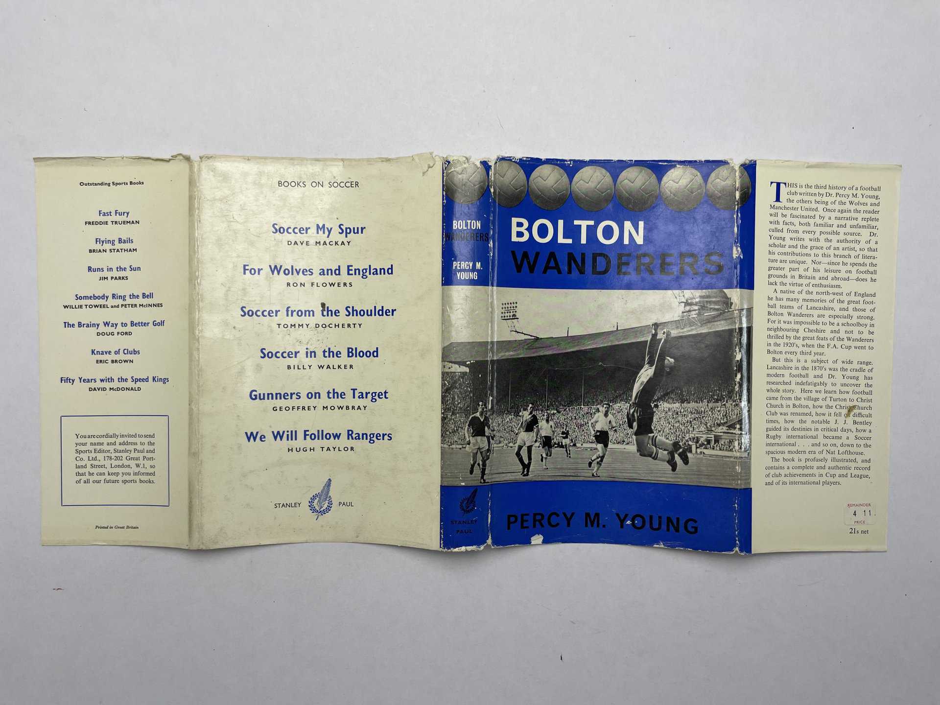 percy m young bolton wanderers first ed4