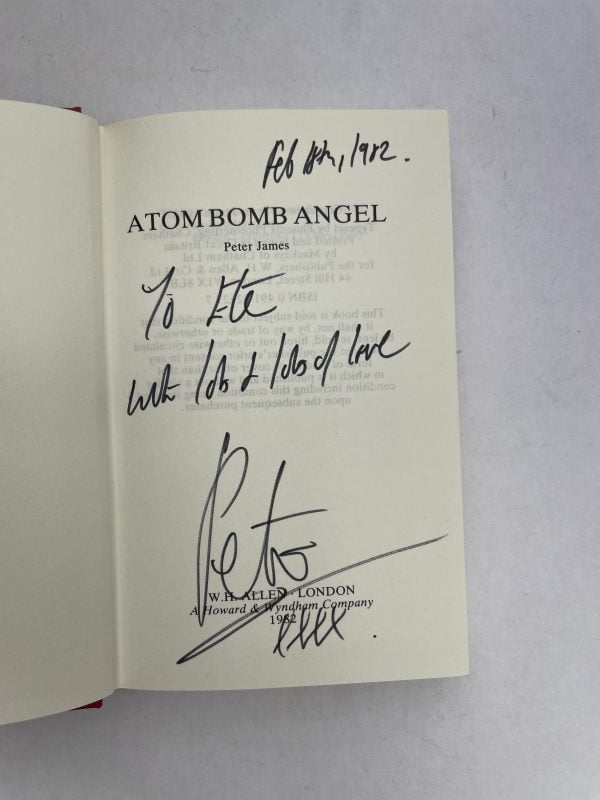 peter james atom bomb angel signed first2