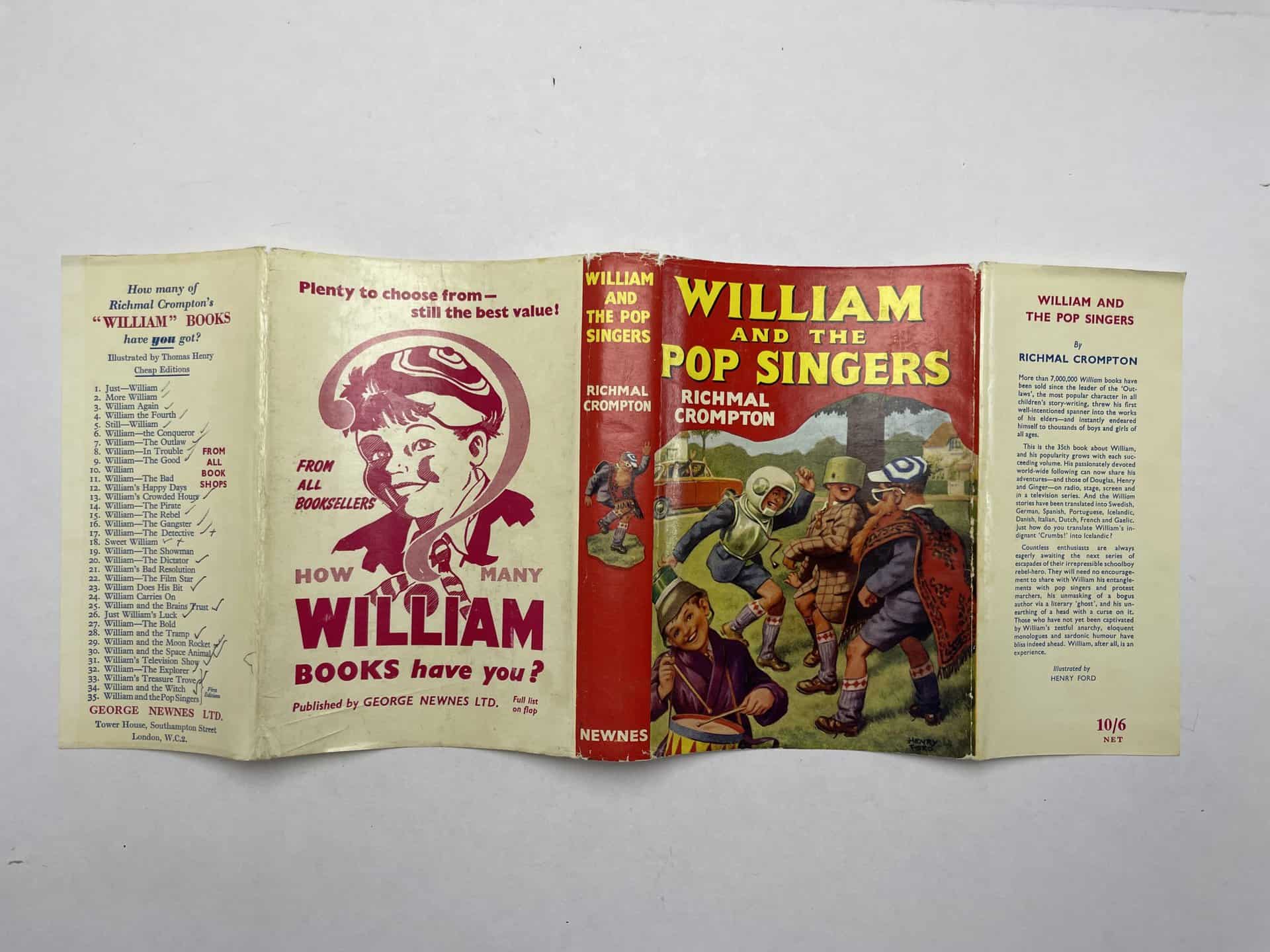 richmal crompton william and the singers first ed4