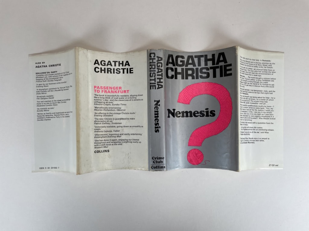 agatha christie nemesis first edition 4
