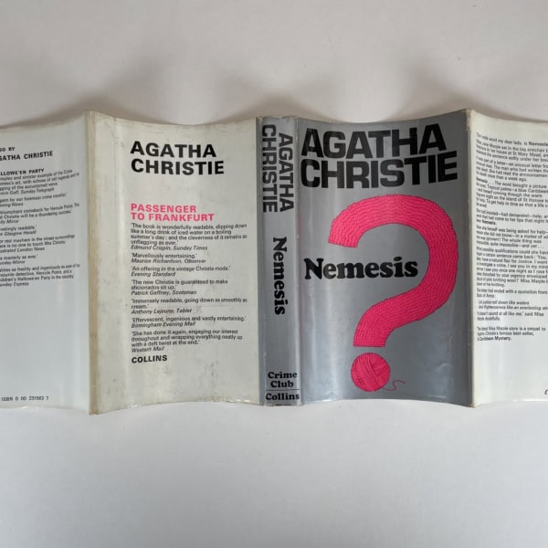 agatha christie nemesis first edition 4