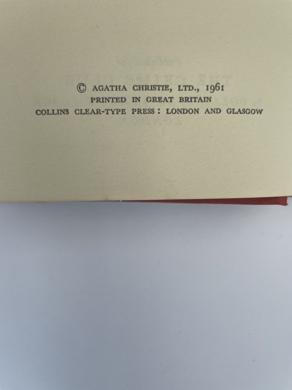 agatha christie the pale horse first ed 2