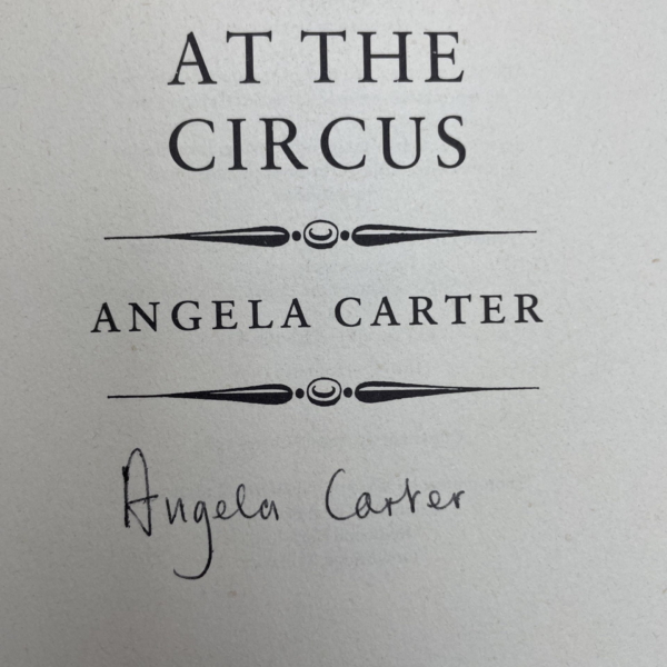 angela carter nights at the circus signed first ed2