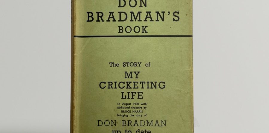 don bradman my cricketing life first ed1