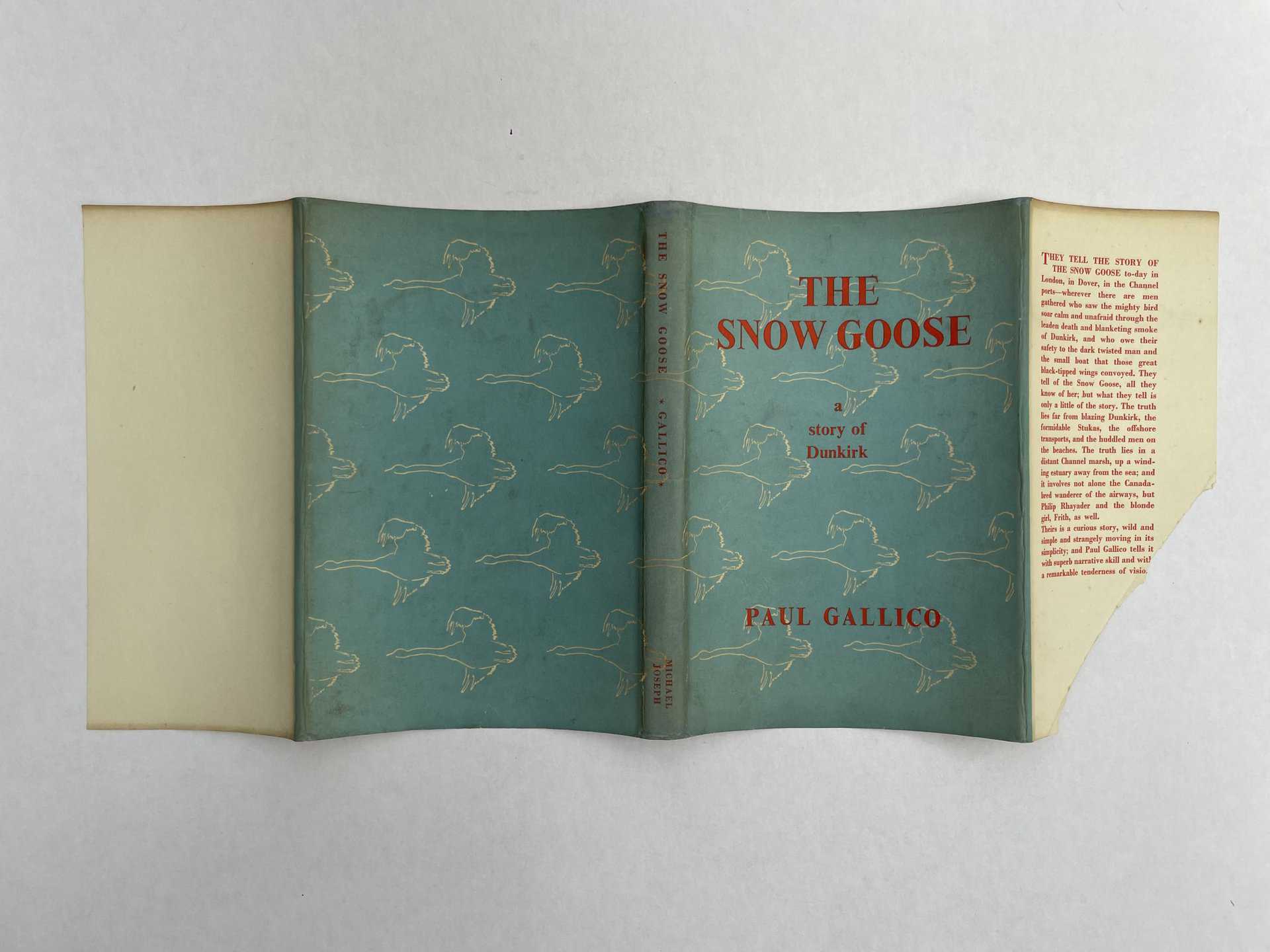 paul gallico the snow goose first ed4