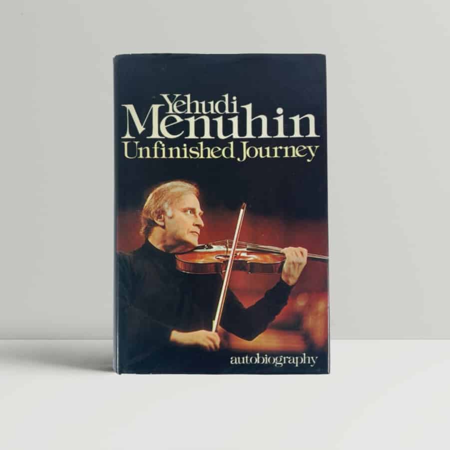 yehudi menuhin unfinsihed journey signed first edition1