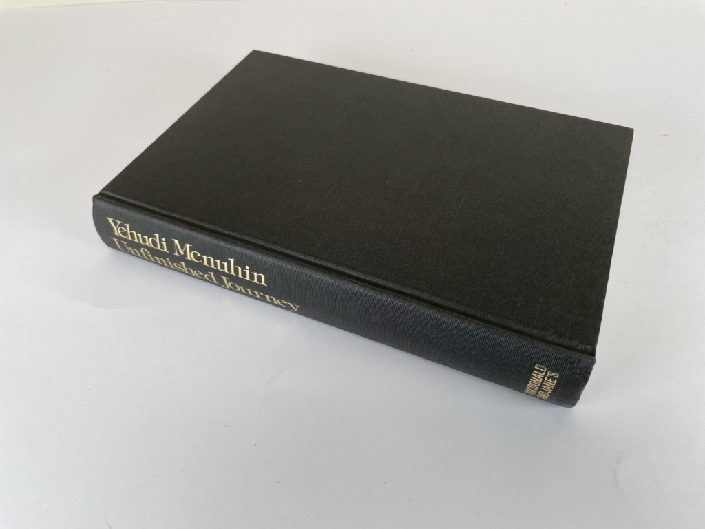 yehudui menuhin unfinished journey signed first 4