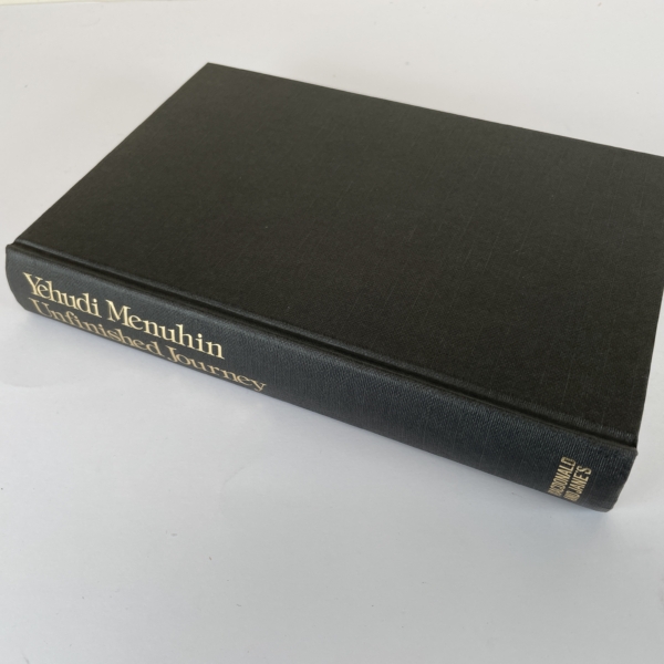 yehudui menuhin unfinished journey signed first 4