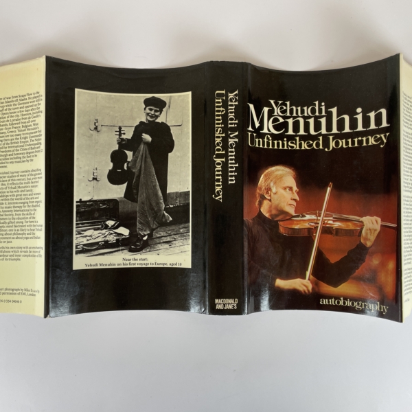 yehudui menuhin unfinished journey signed first 5