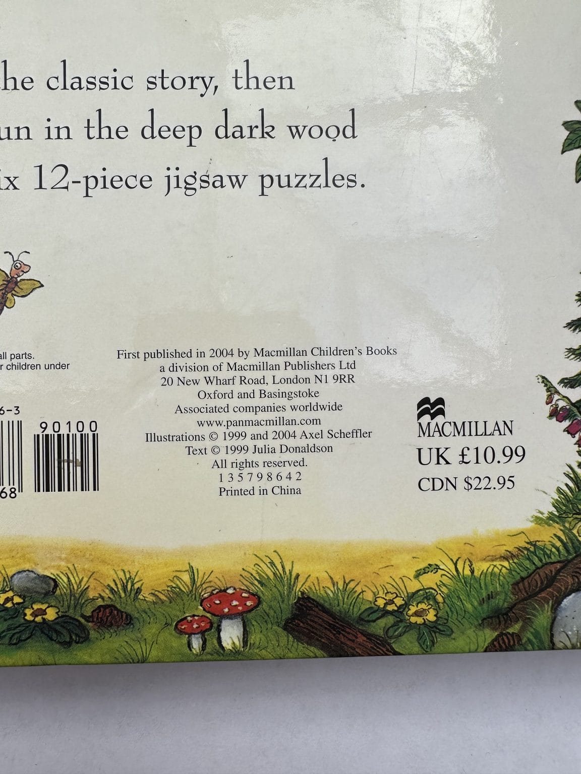 julia donaldson the gruffalo jigsaw book2