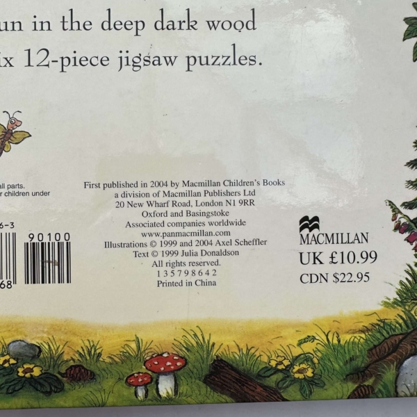 julia donaldson the gruffalo jigsaw book2