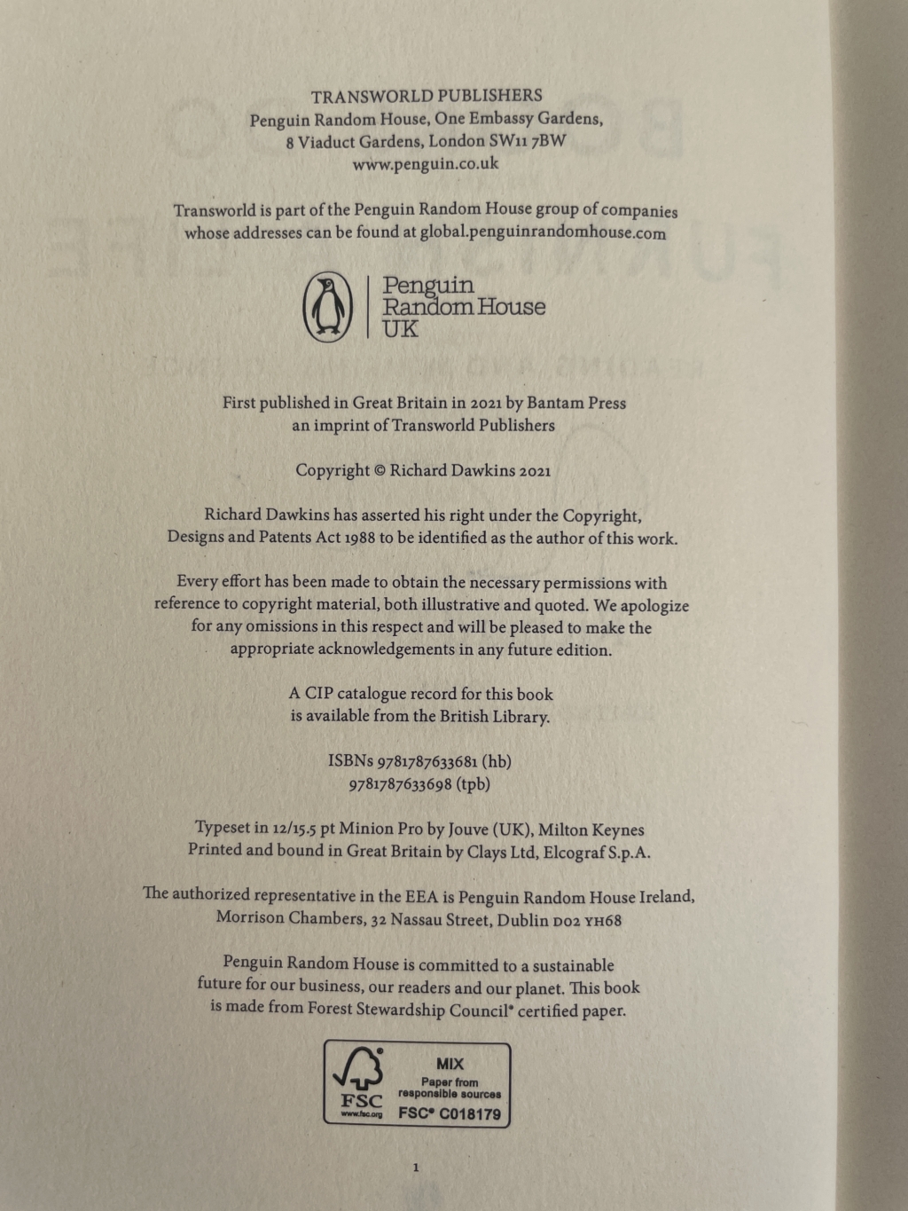 richard dawkins books do furnich a life signed firsted3