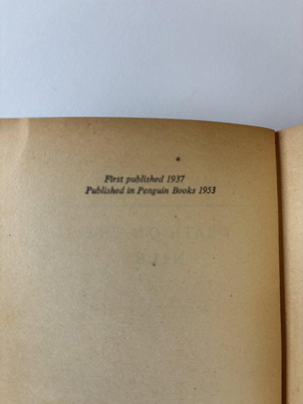 agatha christie death on the nile pback 2