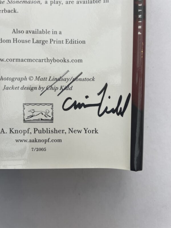 cormac mccarthy no country for old men signed us ed3