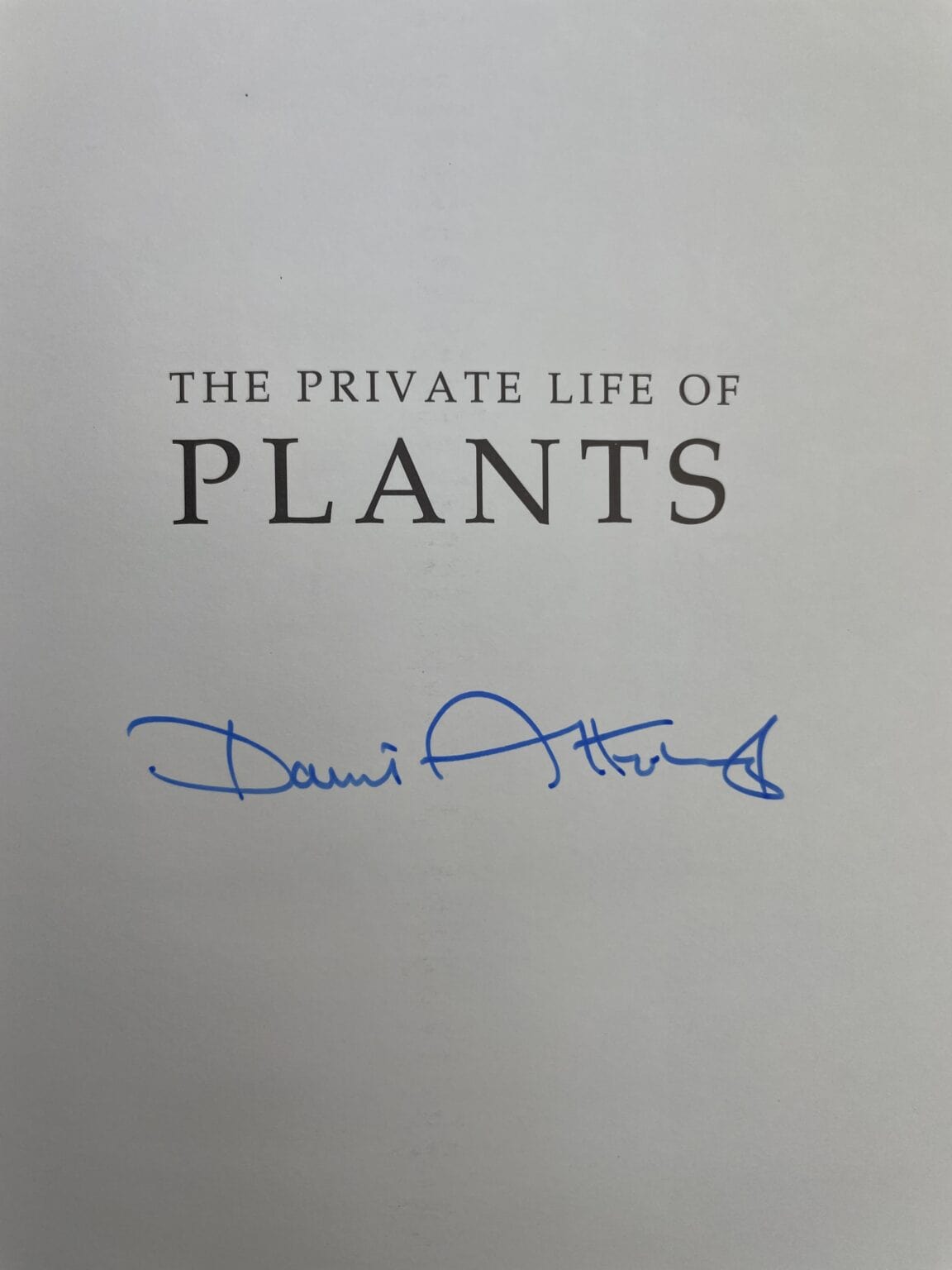 david attenborough the private life of planets signed 2