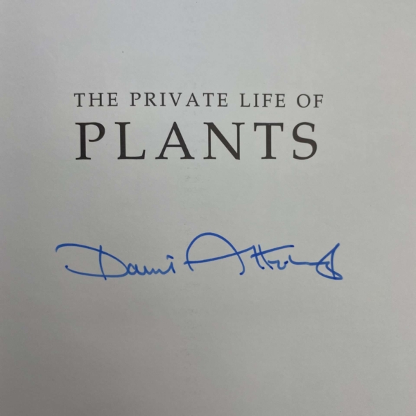 david attenborough the private life of planets signed 2