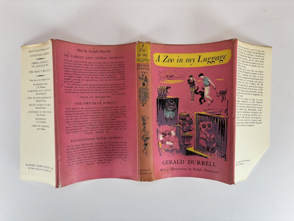 gerlad durrell a zoo in my luggage first edition3