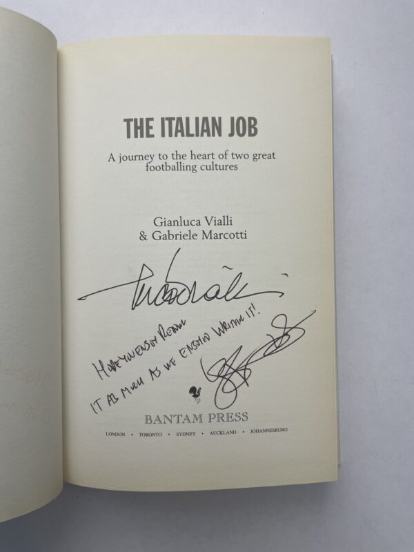 gianluca vialli the italian job signed first ed2