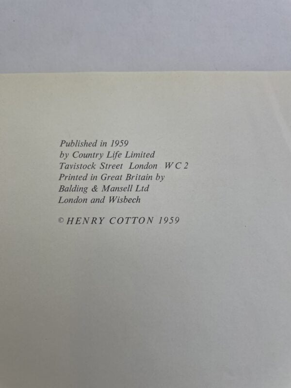 henry cotton my golfing album first2