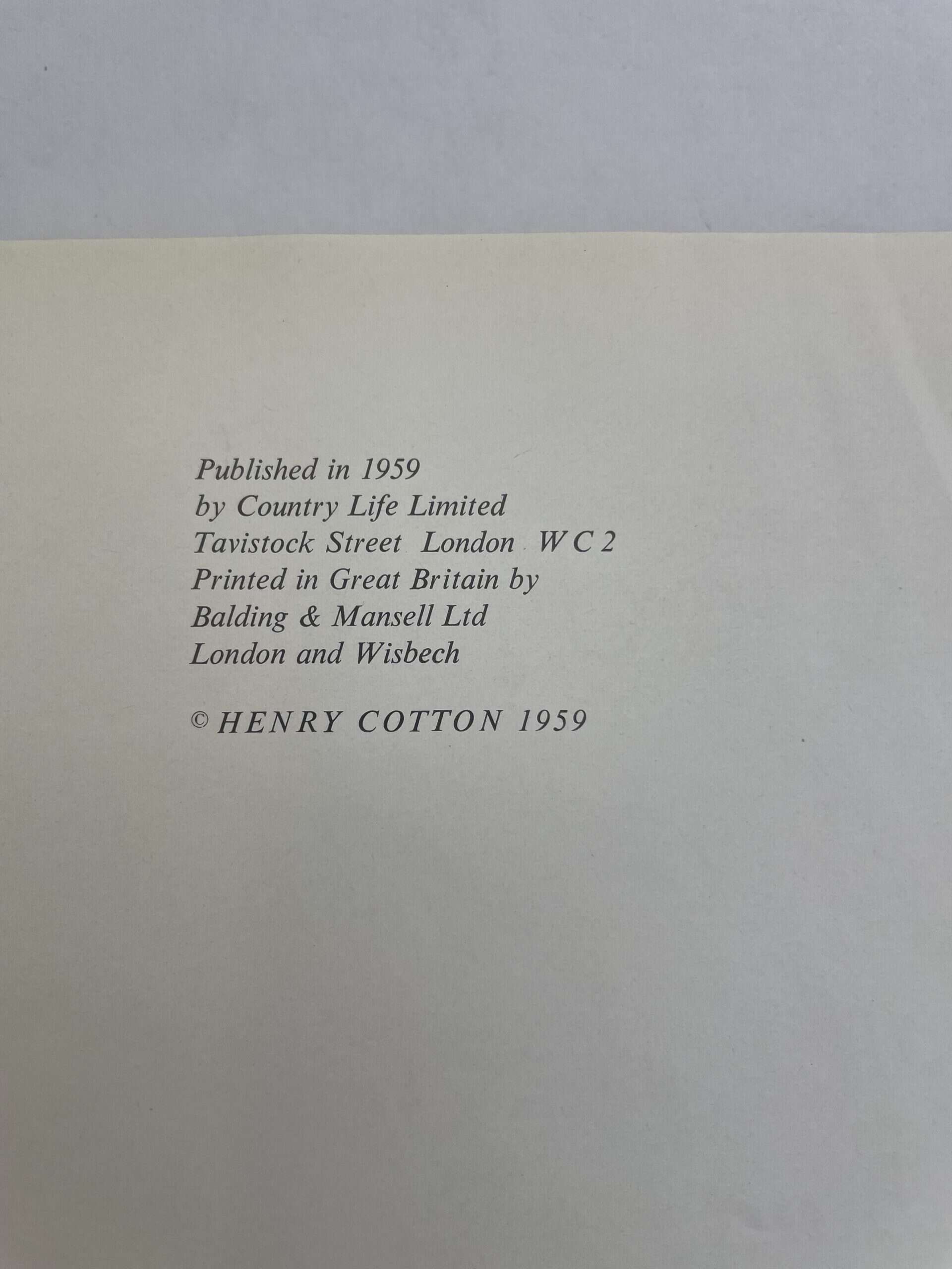 henry cotton my golfing album first2