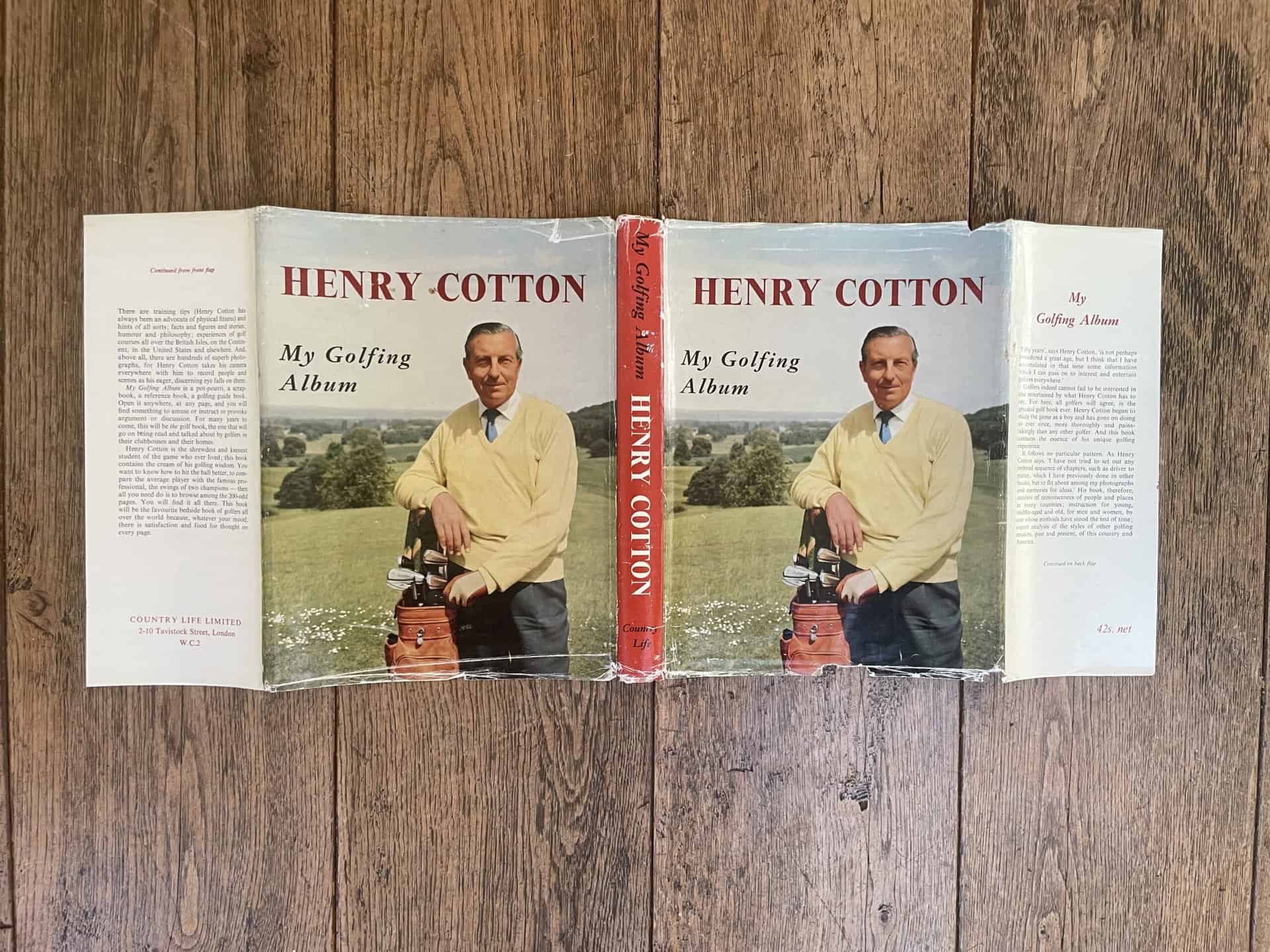 henry cotton my golfing album signed first5