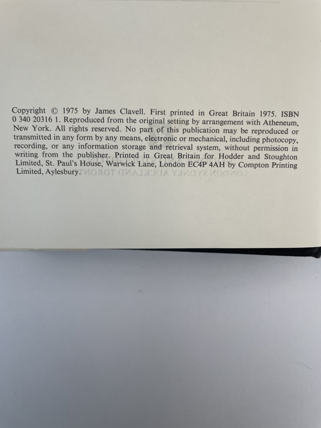 james clavell the asia saga 2