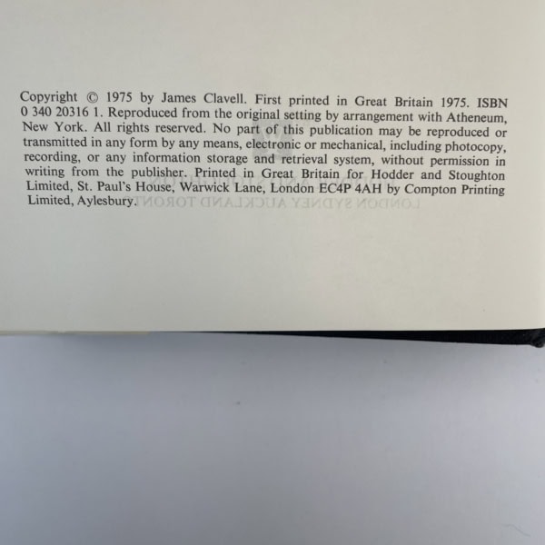 james clavell the asia saga 2