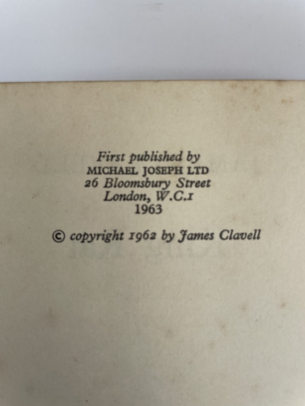 james clavell the asia saga firsts 3