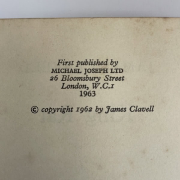 james clavell the asia saga firsts 3