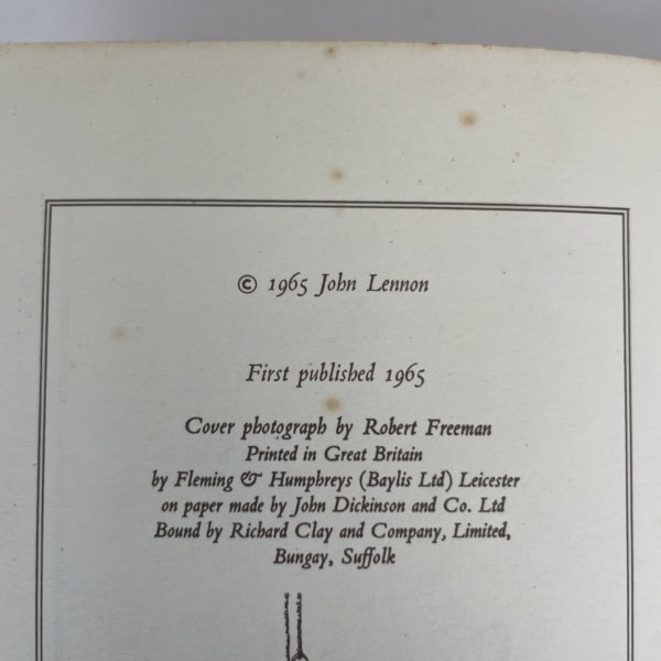 john lennon a spaniard in the work first edi2